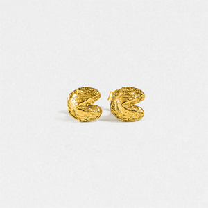 Fortune Cookie Earrings Gift Set - Gold